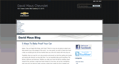 Desktop Screenshot of news.davidmauschevrolet.com